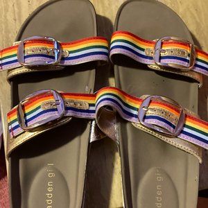 Madden Girl Rainbow Slides